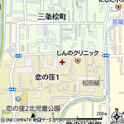 奈良県奈良市恋の窪1丁目4-1周辺の地図