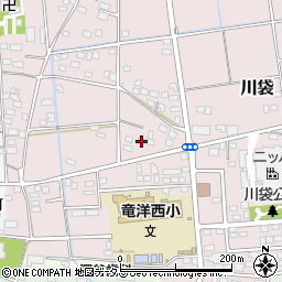静岡県磐田市川袋1672-5周辺の地図