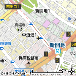 ローソン兵庫中道通一丁目店周辺の地図
