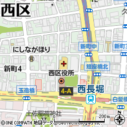 阪急オアシス新町店周辺の地図