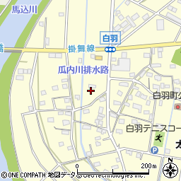 静岡県浜松市中央区白羽町1314周辺の地図