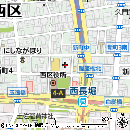 ＮＴＴ新町ビル周辺の地図