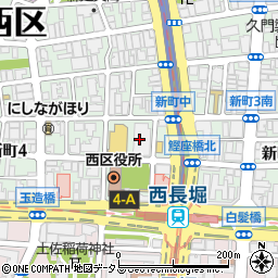 ＮＴＴ新町ビル周辺の地図