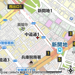 グラン・パレ神戸ランドタワー周辺の地図