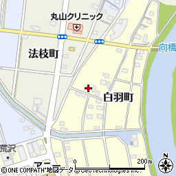 静岡県浜松市中央区白羽町1470周辺の地図