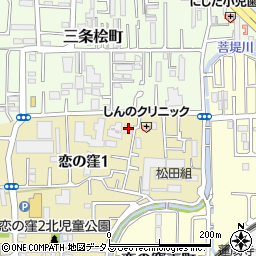 奈良県奈良市恋の窪1丁目4-11周辺の地図