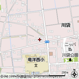 静岡県磐田市川袋1663-1周辺の地図