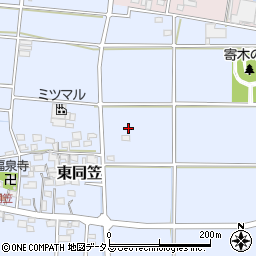静岡県袋井市東同笠43周辺の地図