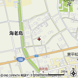 静岡県磐田市海老島285-1周辺の地図