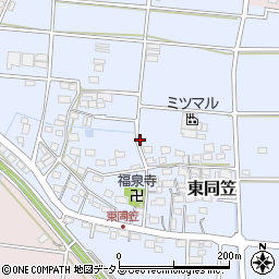 〒437-1113 静岡県袋井市東同笠の地図