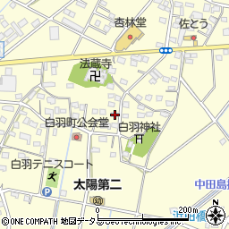 静岡県浜松市中央区白羽町893周辺の地図
