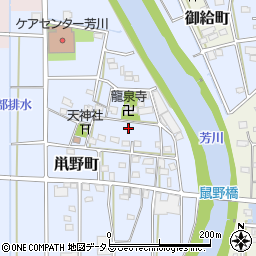 静岡県浜松市中央区鼡野町91周辺の地図