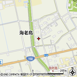 静岡県磐田市海老島462周辺の地図