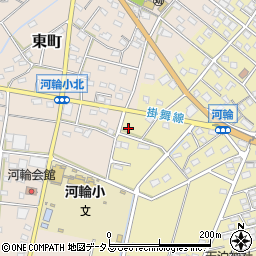 静岡県浜松市中央区河輪町164周辺の地図