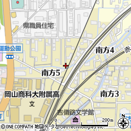 尾崎コーポ東棟周辺の地図