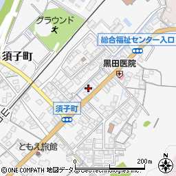 島根県益田市須子町2-21周辺の地図