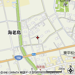 静岡県磐田市海老島285-2周辺の地図