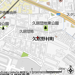 三重県津市久居野村町372-65周辺の地図