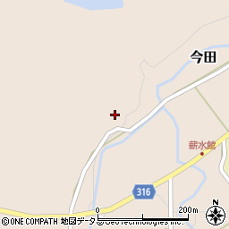 広島県山県郡北広島町今田410周辺の地図