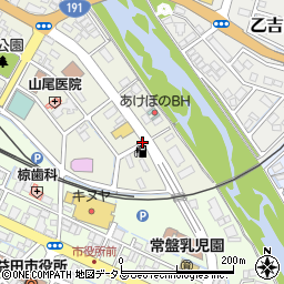 〒698-0027 島根県益田市あけぼの東町の地図