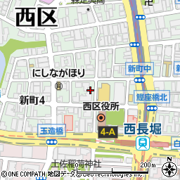 エスケーシー大阪西支店周辺の地図