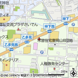岡山県岡山市中区神下153周辺の地図