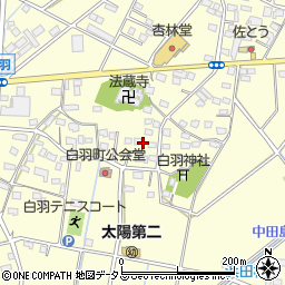 静岡県浜松市中央区白羽町1252周辺の地図