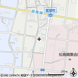 静岡県浜松市中央区富屋町224周辺の地図