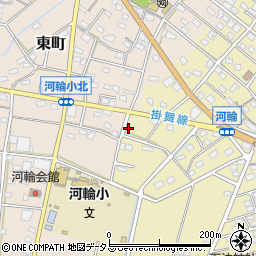 静岡県浜松市中央区河輪町163周辺の地図
