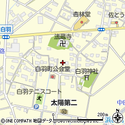 静岡県浜松市中央区白羽町1253周辺の地図