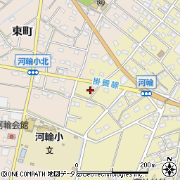 静岡県浜松市中央区河輪町169周辺の地図