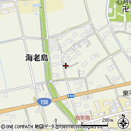 静岡県磐田市海老島467-1周辺の地図