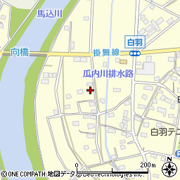 静岡県浜松市中央区白羽町1336周辺の地図