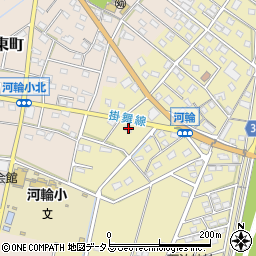 静岡県浜松市中央区河輪町173周辺の地図