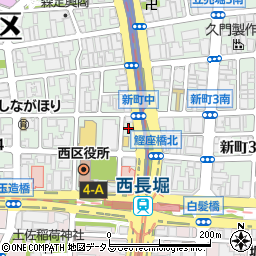 日本交通新町寮周辺の地図