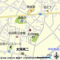 静岡県浜松市中央区白羽町889周辺の地図