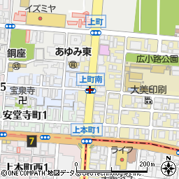 上町南周辺の地図
