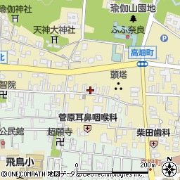 奈良県奈良市高畑町933周辺の地図