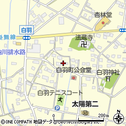 静岡県浜松市中央区白羽町1285周辺の地図