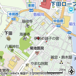 静岡県下田市一丁目12-3周辺の地図