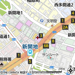 タイムズ神戸新開地駐車場周辺の地図