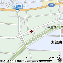 静岡県袋井市湊2586-4周辺の地図