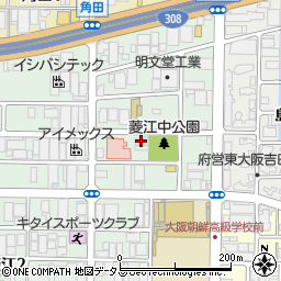 サンケーキコム株式会社　菱江倉庫周辺の地図