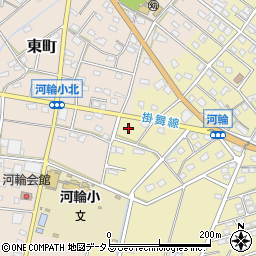 静岡県浜松市中央区河輪町165周辺の地図