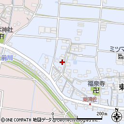 静岡県袋井市東同笠245周辺の地図