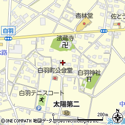 静岡県浜松市中央区白羽町1256周辺の地図