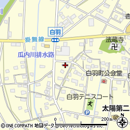 静岡県浜松市中央区白羽町1177周辺の地図