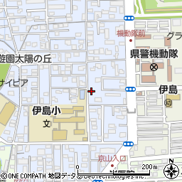 岡山市北区伊島コミュニティハウス周辺の地図