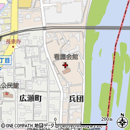 岡山県看護協会（公益社団法人）　ナースセンター周辺の地図