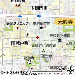 奈良県奈良市高御門町29周辺の地図